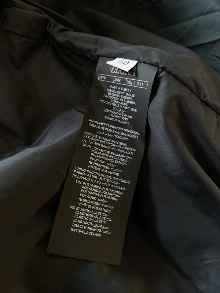 Zegna Spliced Down Puffer Jacket – 2025FW in Classic Black