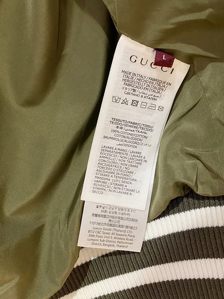 Gucci Men's Casual Jacket – 2025 Spring/Summer Collection in Charcoal Monogram Bomber