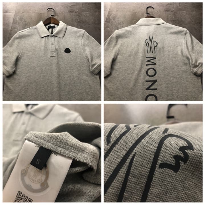 Moncler Classic Logo Back Print Polo Shirt – 2026SS in Black