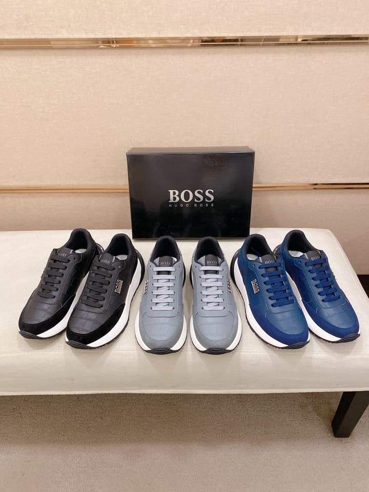 Boss Latest Casual Men's Sneakers in Dark Gray