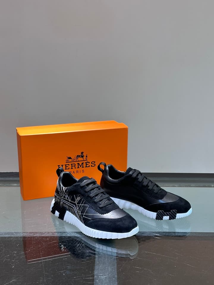 Hermès Bouncing Sneakers in Black 1