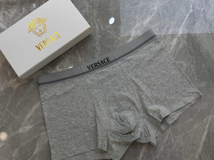 Versace 3D Men's Cotton Underwear Box Set – 3-Pack