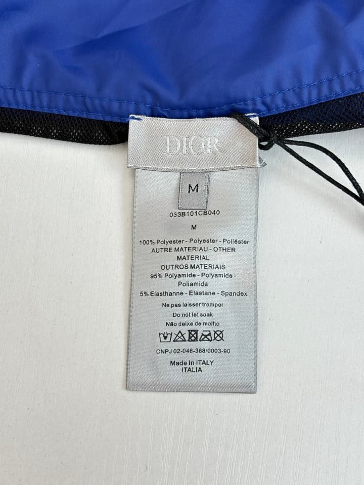 Dior CD Logo Embroidered Swim Trunks – Spring/Summer Collection in Royal Blue
