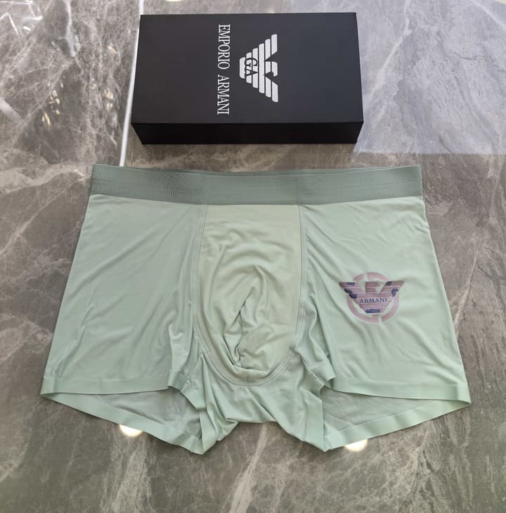 Armani Men's Ice Silk Seamless Underwear 3-Pack