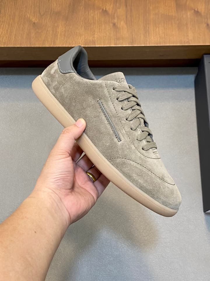 Zegna 232 Suede Sneakers – Current Season Collection
