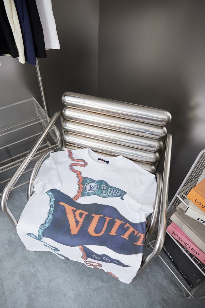 Louis Vuitton Digital Flag T-Shirt – 26SS Early Spring Collection in White