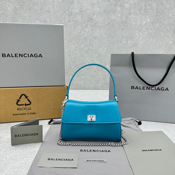 Balenciaga Rodeo Nano Chain Bag in Black
