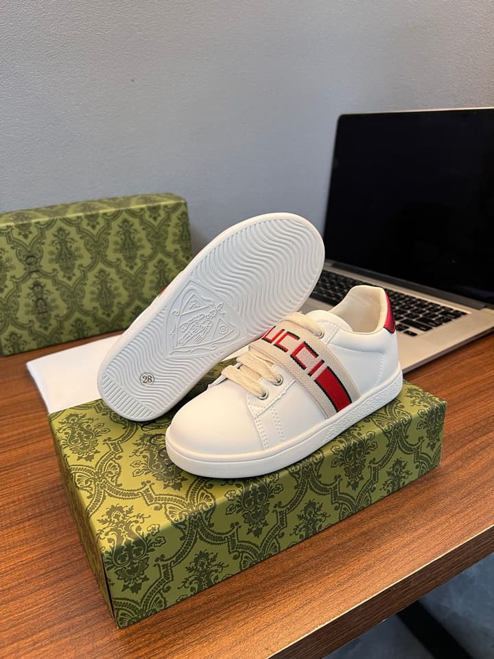 Gucci Kids Sheepskin-Lined Sneakers – Kids Collection