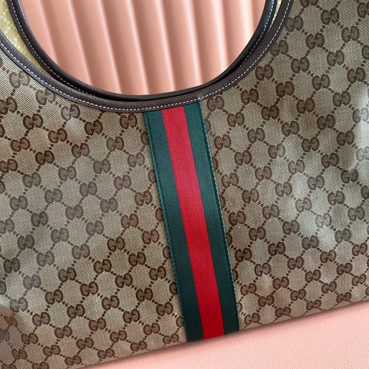 Gucci Giglio Coated GG Tote Bag – Spring/Summer Collection – 2026SS in Crystal Brown