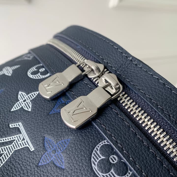 Louis Vuitton Discovery PM Backpack – Monogram Shadow in Navy Blue Monogram Shadow