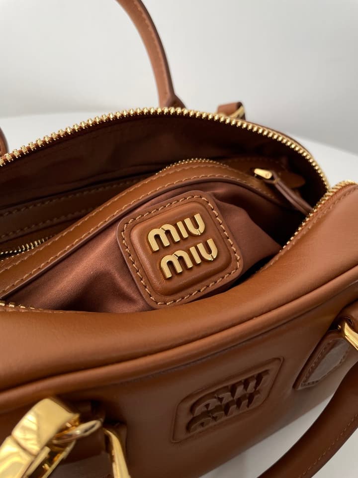 Miu Miu Bowling Bag in Black