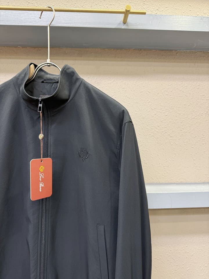 Loro Piana 2025 FW Imported Fabric Jacket – 2025FW in Dark Blue Jacket