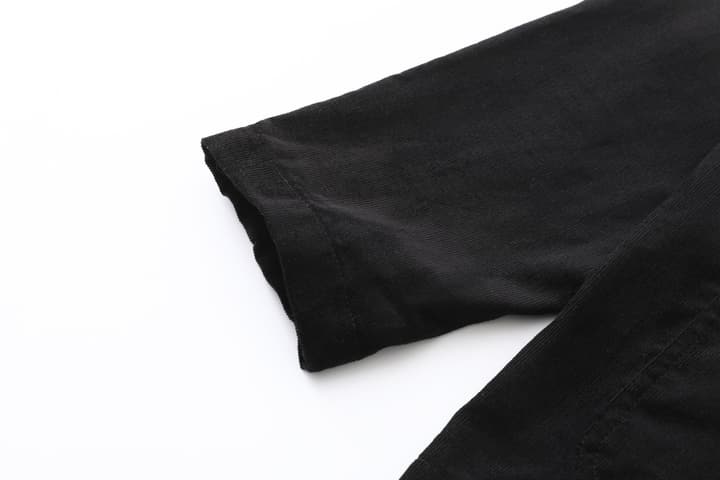 Ralph Lauren Corduroy Frog Button Cardigan – 25SS in Black