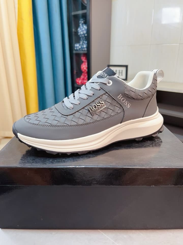 Boss Classic Suede and Waterproof Casual Sneakers