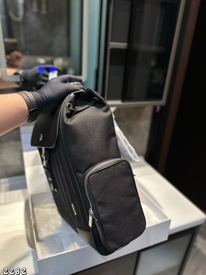 RIMOWA Never Still Large Men's Backpack in Dark Grey With Grey Flap