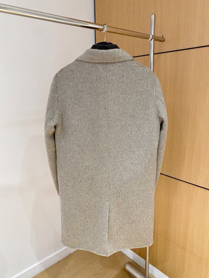 Dior Men's Wool Kensington Coat – 2025FW in Classic Black