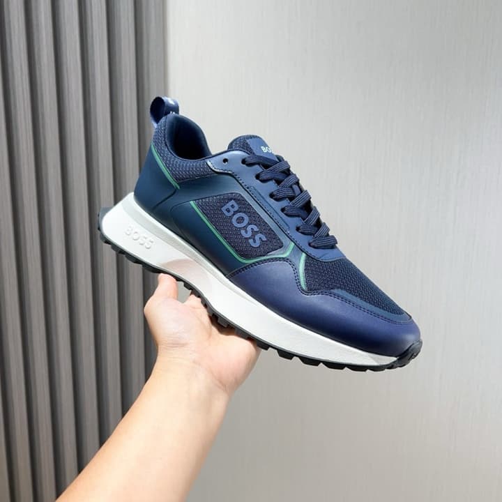 Boss Men's Luxury Sport Sneakers in Black