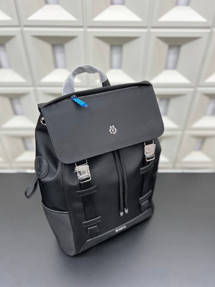 RIMOWA Never Still Canvas Flap Backpack in Black Canvas