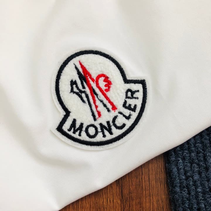 Moncler Classic Print Logo T-Shirt – 2026SS in Black Large Logo