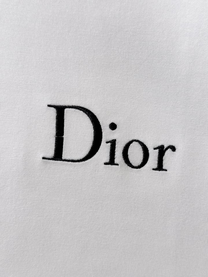 Dior Air Layer Crewneck Sweatshirt – 2025FW in Black Large Logo