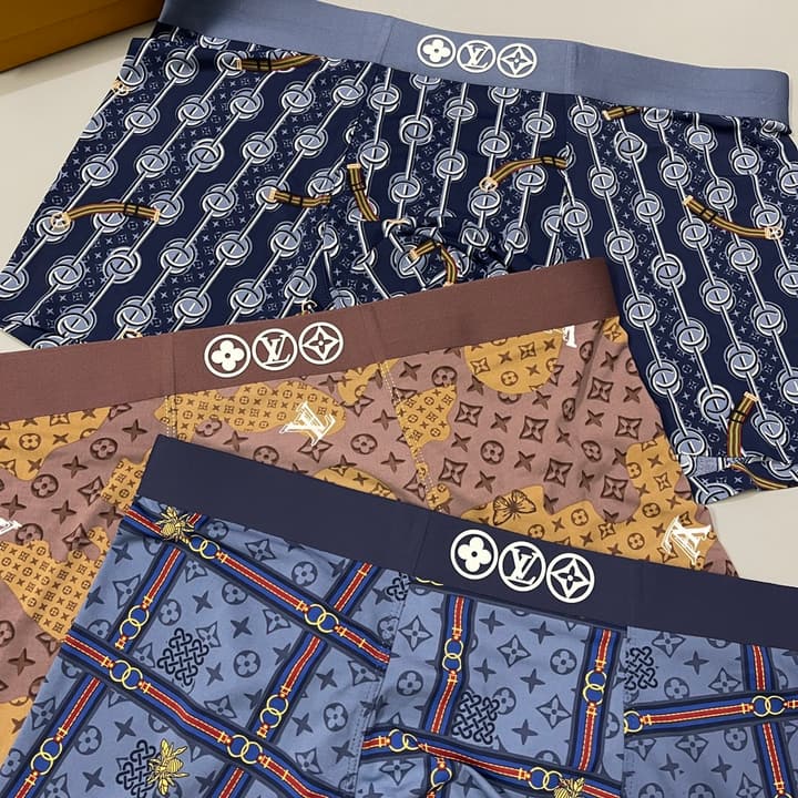 Louis Vuitton Ice Silk Seamless Boxer Briefs 3-Pack