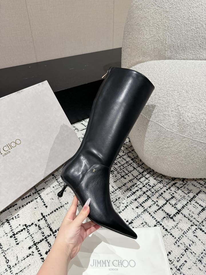 Jimmy Choo Classic Teardrop Heel Ankle Boots