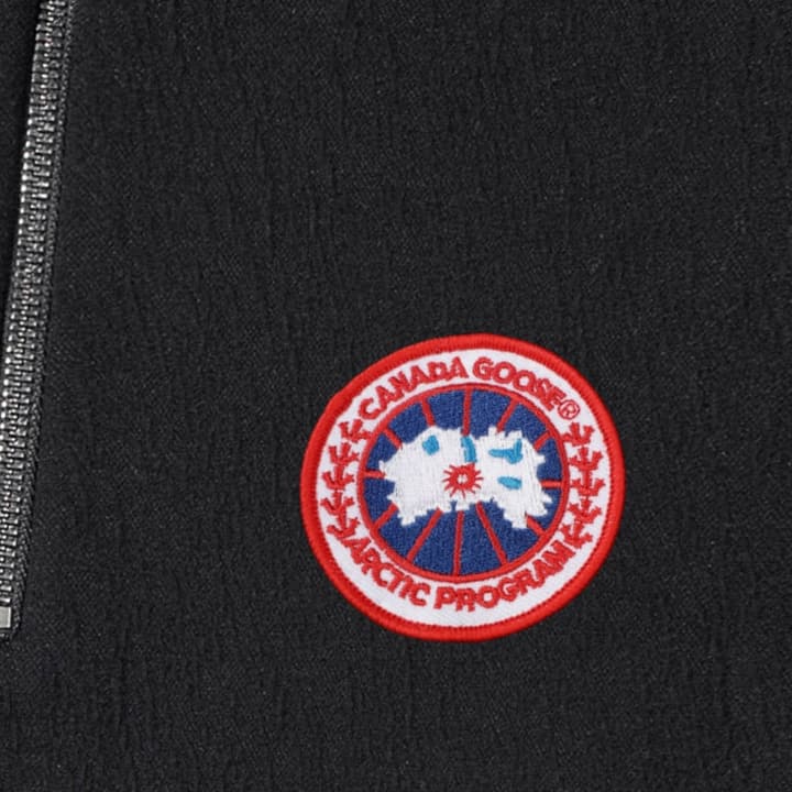 Canada Goose Half-Zip Fleece Sweatshirt in Black Half-zip Sweatshirt