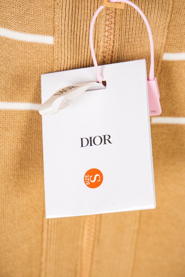 Dior Classic Oblique Reversible Cashmere Sweater – 25FW in Camel Oblique Pattern