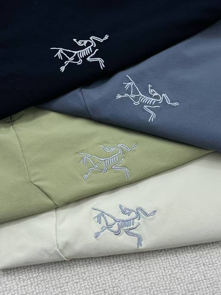 Arc'teryx Captive Embroidered Functional Shorts in Army Green