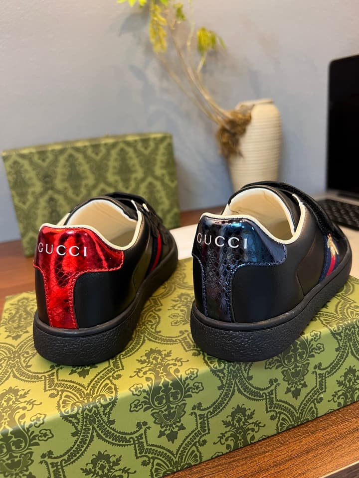 Gucci Kids Sheepskin-Lined Sneakers – Kids Collection