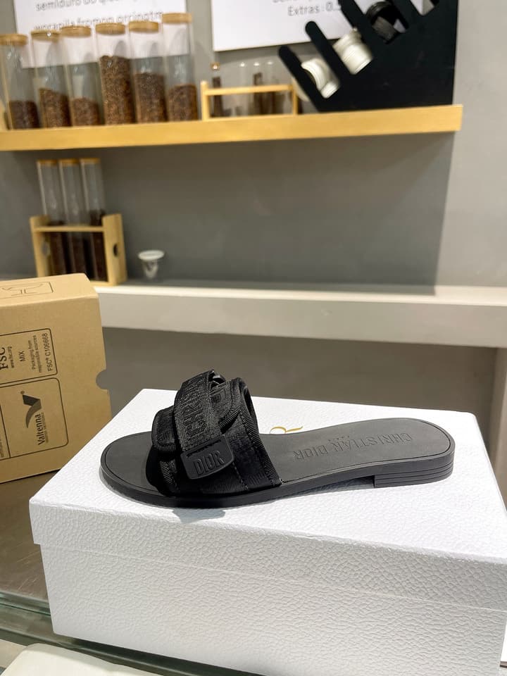 Dior Velcro Strap Sandals – 2024 Collection