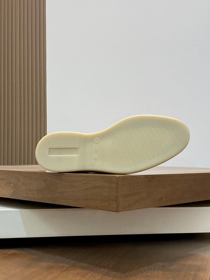 Loro Piana Suede Leather Slip-On Loafers in Camel Tan Suede