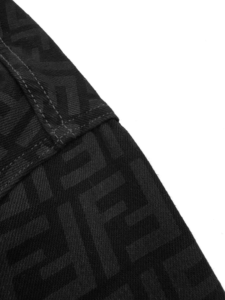 Fendi Full Print FF Denim Jacket in Black Ff Denim