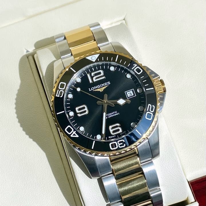 Longines Conquest Automatic Watch 41mm – Eddie Peng Edition in Two-tone Black Dial