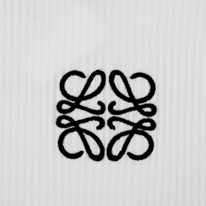 Loewe Classic Embroidered Tank Top – 2023SS in White