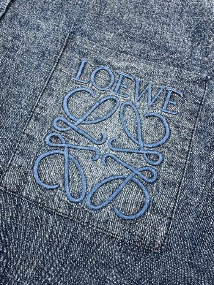 Loewe Anagram Gradient Embroidered Pocket Shirt