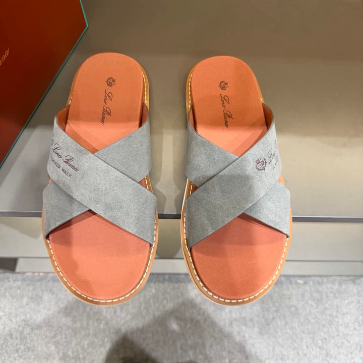 Loro Piana Summer Walk Crisscross Mules