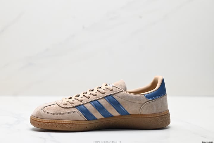 Adidas Handball Spezial Retro Suede Sneakers in Burgundy White Stripes