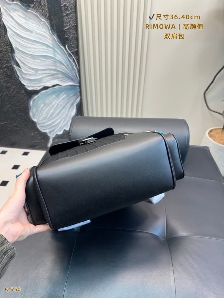 RIMOWA Groove Design Backpack in Black Grooved Backpack