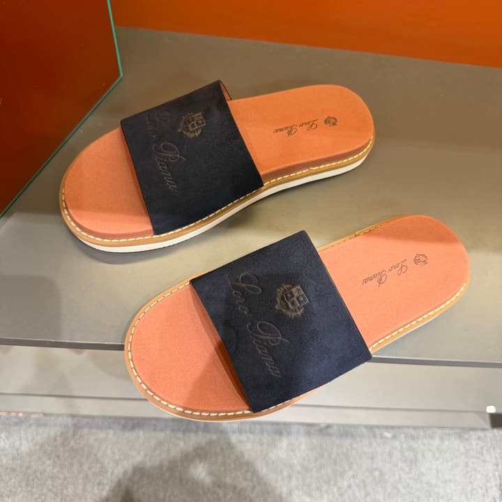 Loro Piana Summer Walk Crisscross Mules