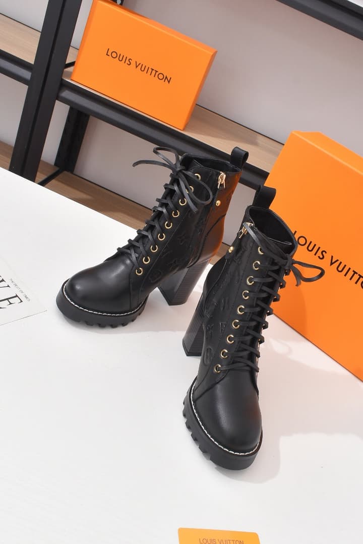 Louis Vuitton Classic High-Heeled Martin Boots