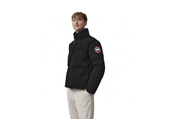 Canada Goose Lawrence Stand-Collar Puffer Jacket in Classic Black