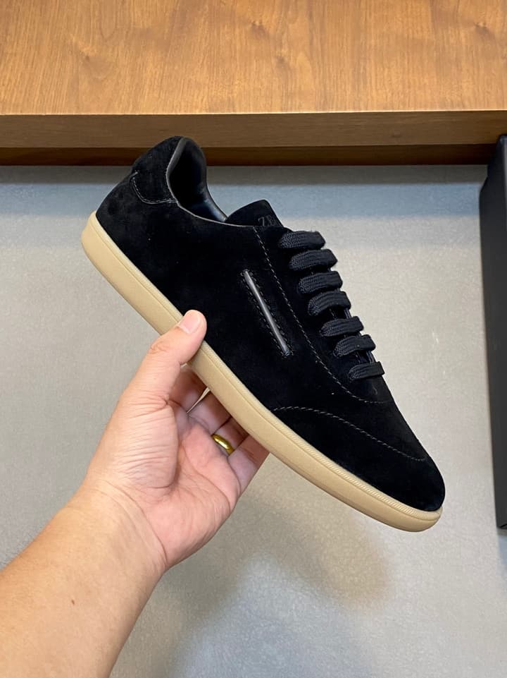Zegna 232 Suede Sneakers – Spring/Summer Collection