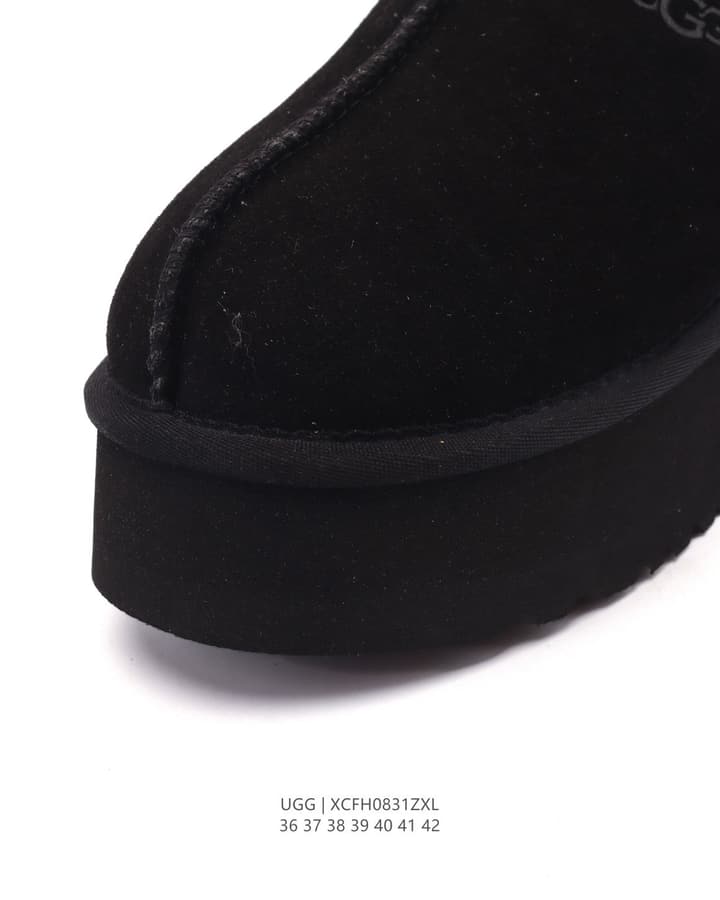 UGG Wool-Lined Winter Slippers in Tan