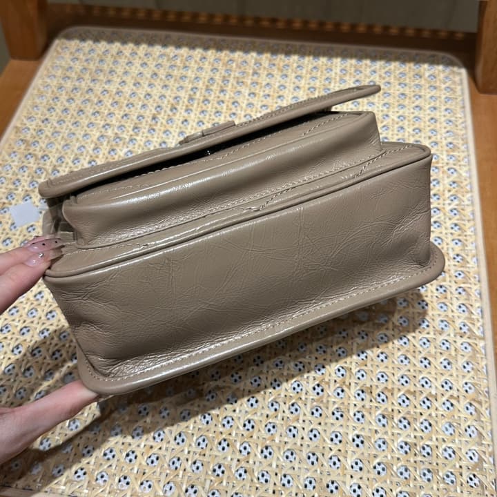 Saint Laurent Niki Baby Shoulder Bag in Apricot