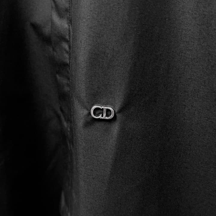 Dior Classic Silver CD Metal Waist Shirt in Black