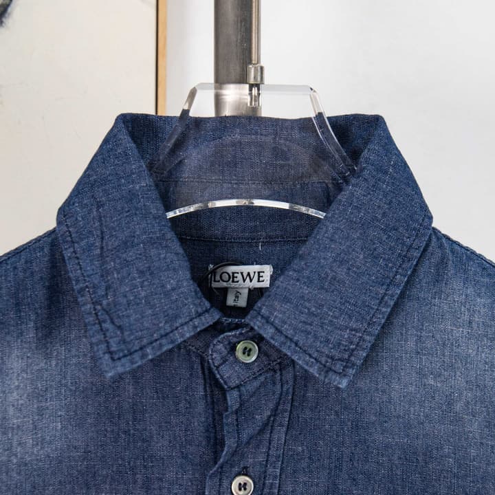 Loewe Double-Sided Denim Embroidered Shirt