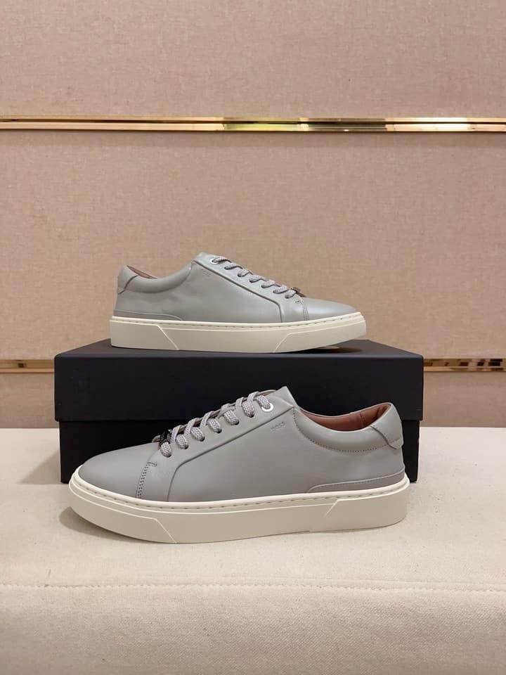 Boss Premium Casual Men's Sneakers in Black Monochromatic