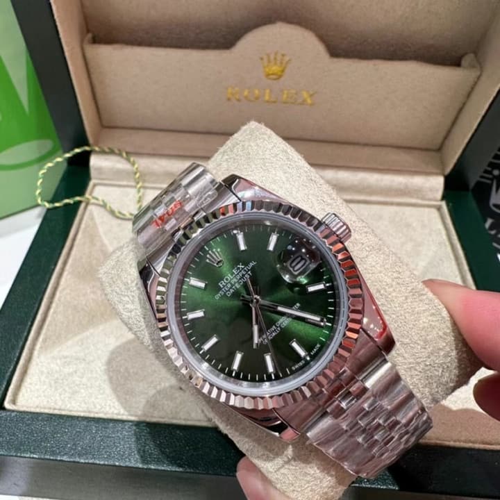 Rolex Datejust 36mm Mechanical Watch – Olive Green Dial