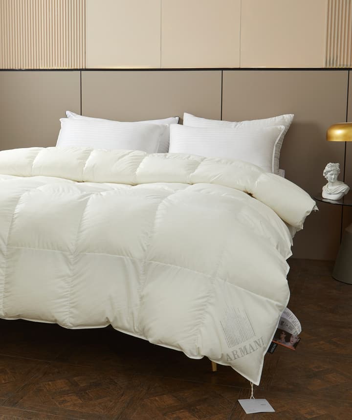 Armani Hotel Goose Down Duvet in Creamy White